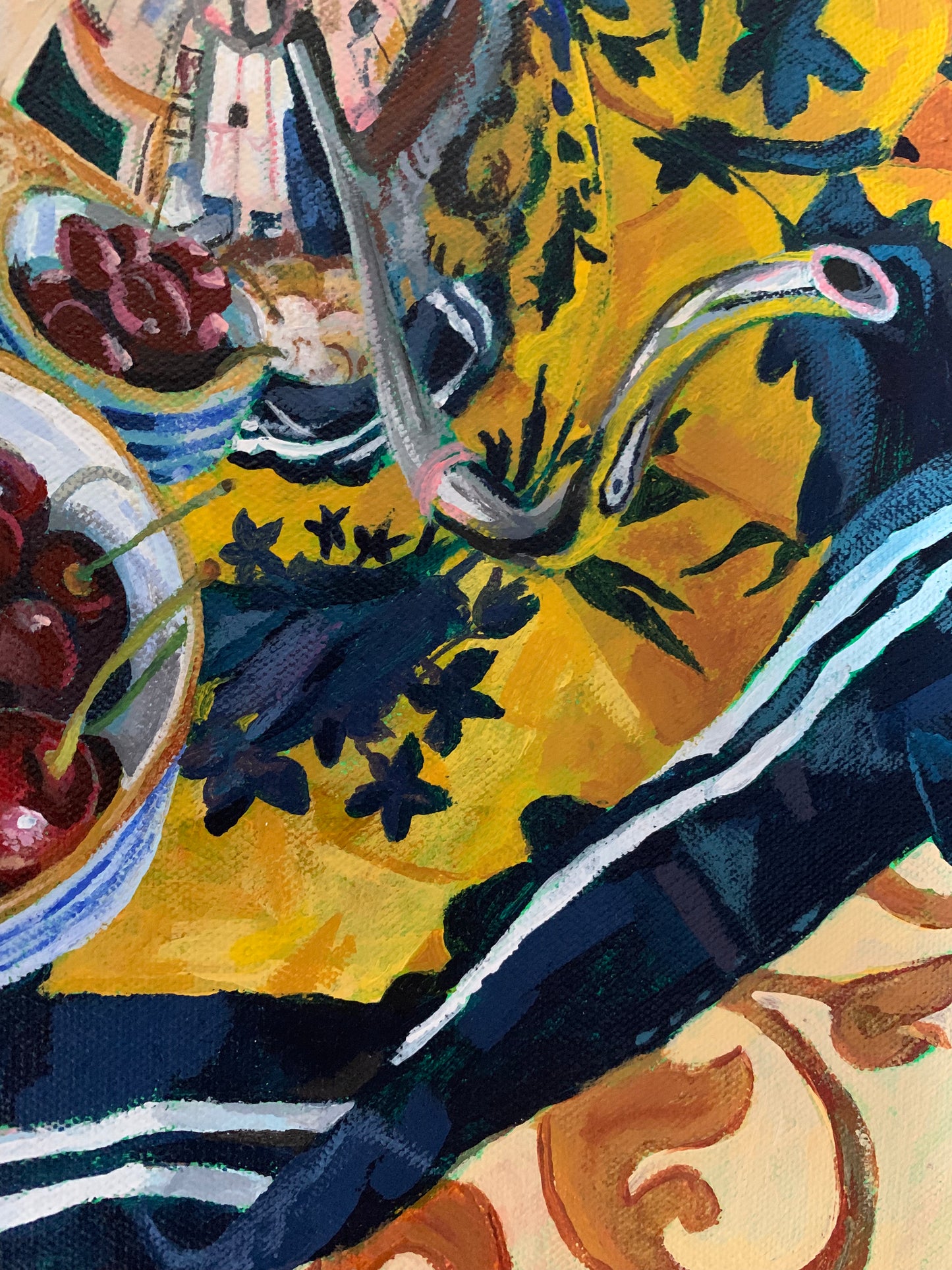 Still life with Cherries