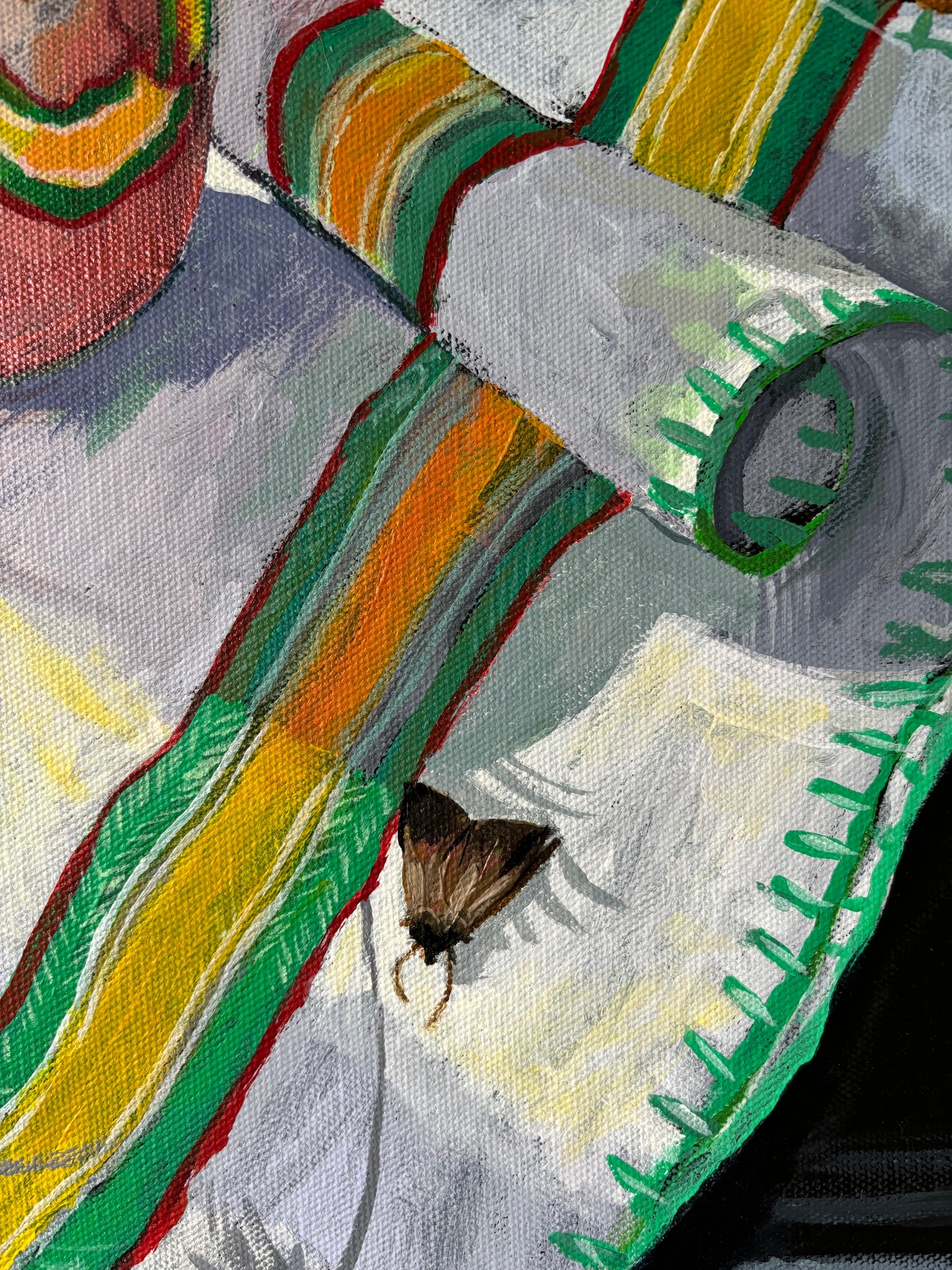 Still Life with Moth