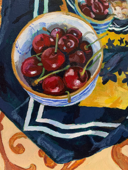 Still life with Cherries